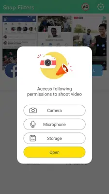 Snap Filters android App screenshot 0